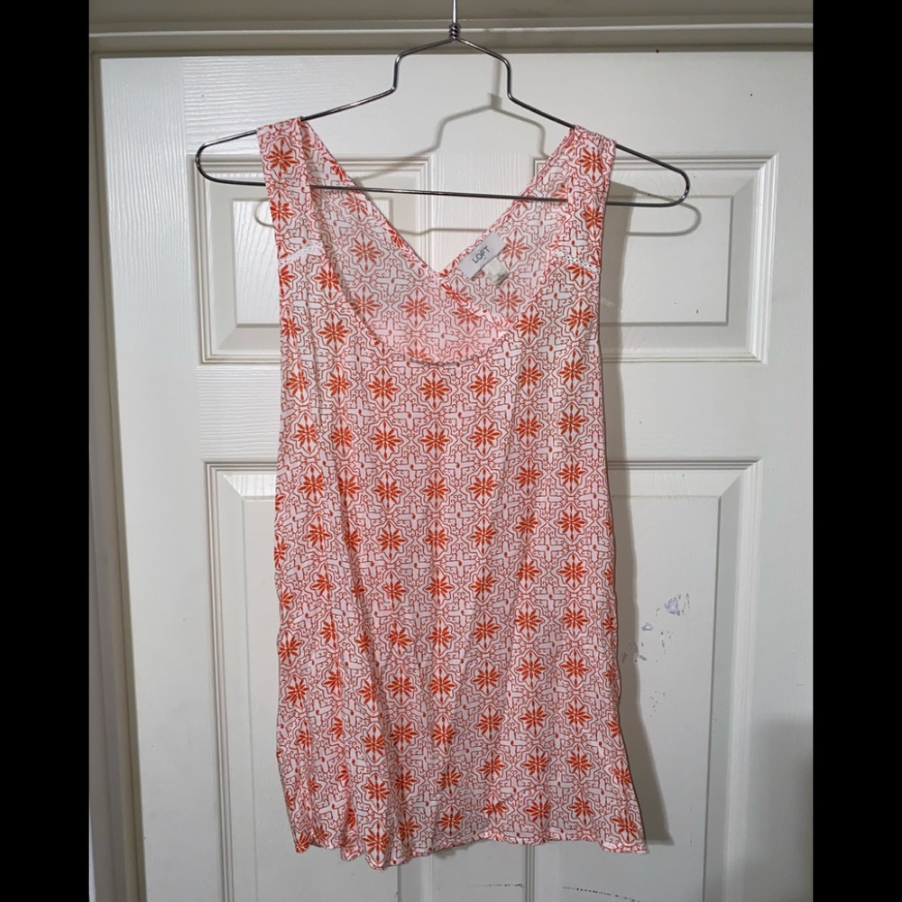 LOFT shirt.  NWOT.  A pretty salmon color.  Large